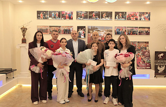 Дагестанских дзюдоистов и тхэквондистов чествовали в региональном Минспорте