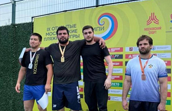 Дагестанец выиграл Чемпионат России по пляжной борьбе