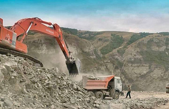 В Дагестане установлен факт незаконной засыпки русла реки в ходе строительства автодороги