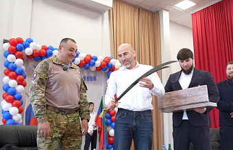 Командир добровольческого батальона «Каспий» встретился с учащимися школы № 49