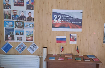 День Государственного флага РФ отметили в центральной библиотеке Курахского района