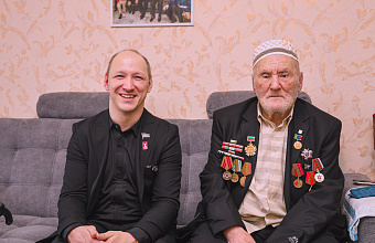 Депутат Гасан Османов посетил ветерана войны Мусу Багаудинова