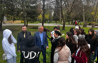 Ежегодная акция «Сирень Победы» прошла в Махачкале