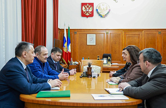 Сергей Меликов встретился с руководителем Департамента по работе с регионами Госфонда «Защитники Отечества»