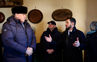 Абдулмуслим Абдулмуслимов посетил новый этнокультурный комплекс в Акушинском районе «Мугинское подворье»