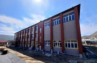 Строительство новой школы в Карабудахкентском районе близится к завершению