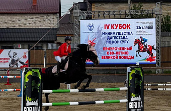 Минимущества Дагестана провело турнир по конкуру в честь 80-летия Великой Победы