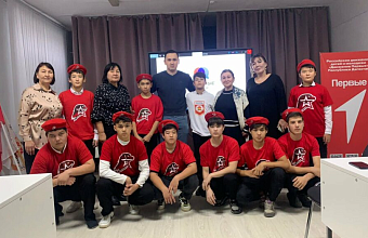 В  Ногайском районе участник СВО А. Ярикбаев встретился со школьниками с.Карагас