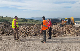 В Дагестане обновляют дорогу к смотровой площадке Сулакского каньона
