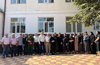 В День солидарности в борьбе с терроризмом в Хучнинском лицее открыли две мемориальные доски