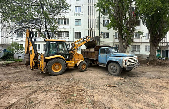 В Избербаше начались работы по благоустройству территорий