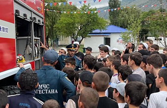 В Гергебильском районе продолжаются мероприятия по проведению инструктажа по безопасности в лагерях