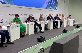 Делегация Дагестана участвует в круглом столе «Развитие горных территорий» на КИФ-2024