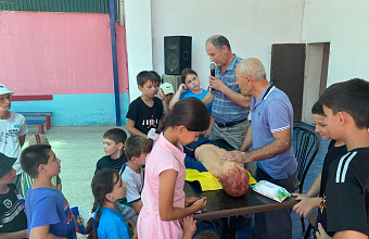 Энергетики «Дагэнерго» провели урок электробезопасности в детском оздоровительном лагере