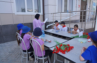 Патриотическое мероприятие, посвященное 80-летию Победы, прошло в Хасавюрте