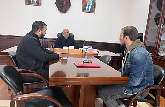 Магомед Абдулкадиров и Виштал Гаджиев обсудили вопросы развития села Кища