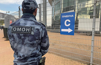 Росгвардия обеспечила безопасность на футбольном матче РПЛ в Дагестане