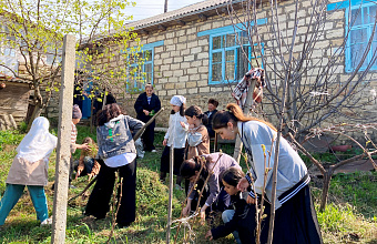В Кайтагском районе сотрудники ЦСО и волонтеры приняли участие в акции «В помощь ветеранам»