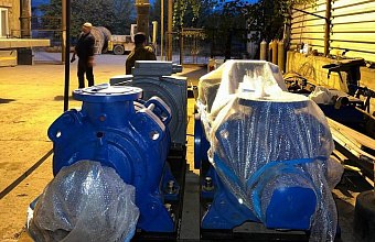 В Дагестане завезены новые насосы на реконструируемую станцию «Чиркейская»