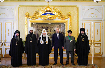 Глава Дагестана поблагодарил Патриарха Кирилла за доброе отношение к региону