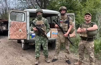 Бойцам СВО передали автомобиль «УАЗ» из Сулейман-Стальского района