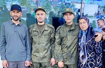 20 призывников из Гумбетовского района пополнили ряды военнослужащих срочной службы