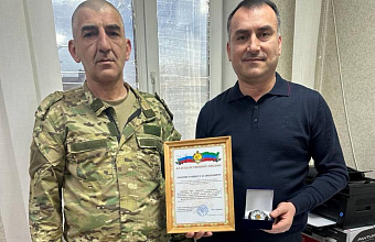 Рашид Умаров отмечен Благодарственным письмом и именными часами главы Табасаранского района