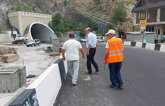 В Дагестане проверили ход капитального ремонта участка дороги в Унцукульском районе