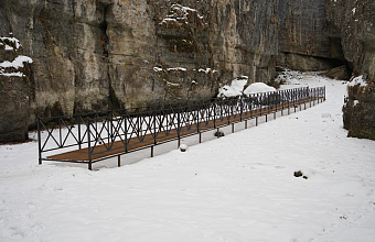 Ход благоустройства природного памятника «Каменная чаша» проверили единороссы Хунзахского района