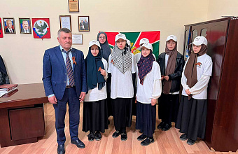 В Цунтинском районе прошла всероссийская акция «Георгиевская ленточка»