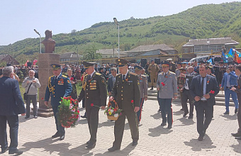 Открытие мемориального комплекса с участием делегации ОДКБ состоялось в Хивском районе