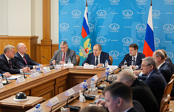 Сергей Меликов принял участие в заседании Межведомственной комиссии по прикаспийскому сотрудничеству