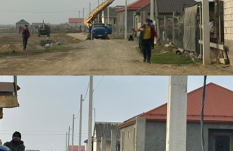 Жители Нового района села Темиргое благоустраивают улицы