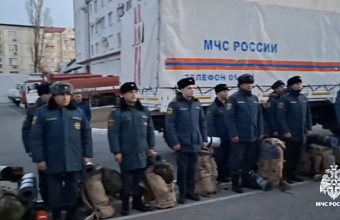 В Ахтынском районе продолжается тушение ландшафтного пожара