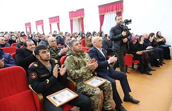 В Табасаранском районе торжественно отметили День защитника Отечества