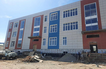 В Карабудахкентском районе продолжается строительство школы на 220 мест