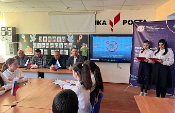 Школьники Дахадаевского района встретились с участником СВО Мусабеком Мусабековым