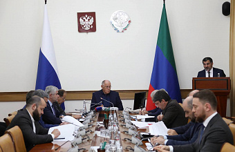 Совещание по вопросу реализации «прорывных» проектов региона проходит в Правительстве Дагестана