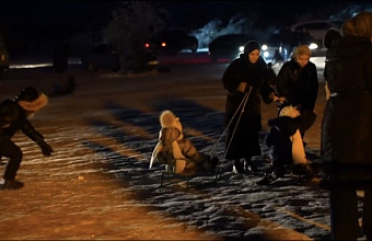 Сайгидпаша Умаханов организовал зимний праздник для жителей Хасавюрта