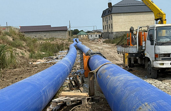 Строительство 30-километрового водовода «Кайтаг – Дербент» выполнено на 85%