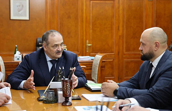 Сергей Меликов встретился с управляющим дагестанским отделением Сбербанка