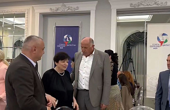 Абдулмуслим Абдулмуслимов прибыл на открытие Всероссийского фестиваля «Голос Евразии»