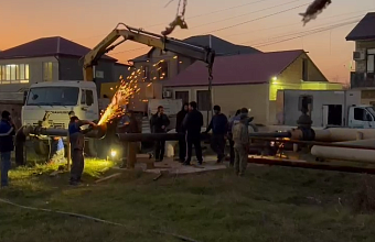 В Махачкале аварийные службы восстановили газоснабжение микрорайона