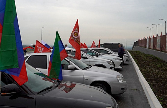 Хасавюртовский район поддержал автопробег в честь 80-ой годовщины Великой Победы
