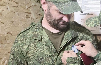 Участник СВО из Новолакского района Камиль Магомедов награжден медалью «За отвагу»