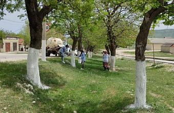 Всероссийский субботник провели в Карабудахкентском районе