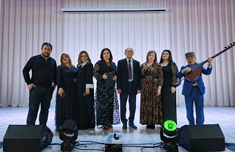 Азербайджанский театр выступил с концертом в Агульском районе