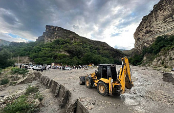 Несколько горных дорог в Дагестане размыло селевыми потоками